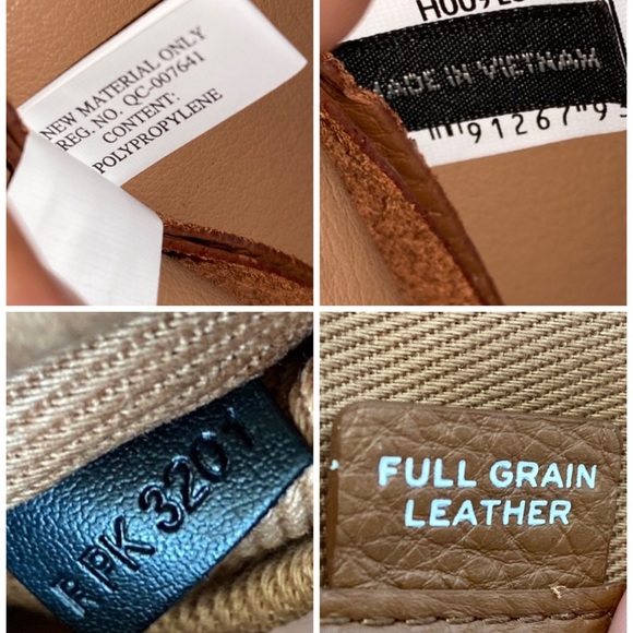 Authentic Marc Jacobs The Leather Mini Tote Bag Argan Oil - Picture 6 of 9